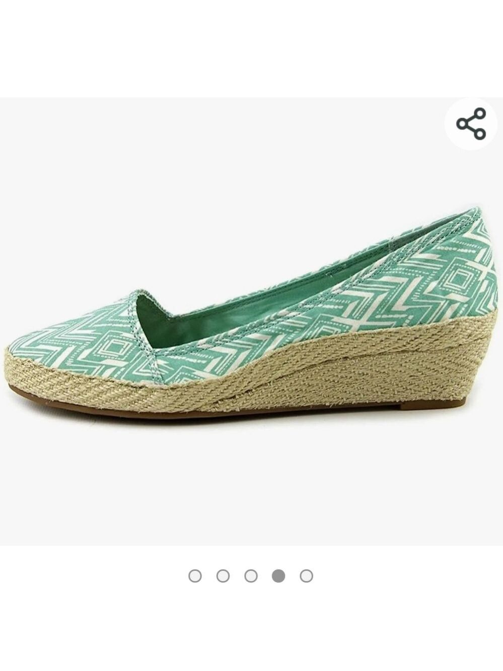 Lucky Brand Tomlin Chevron Wedge Espadrilles, 10M